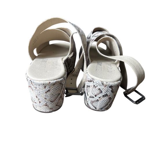 Matisse Tan Snakeskin Platform Sandals Sz 8 - Picture 3 of 4